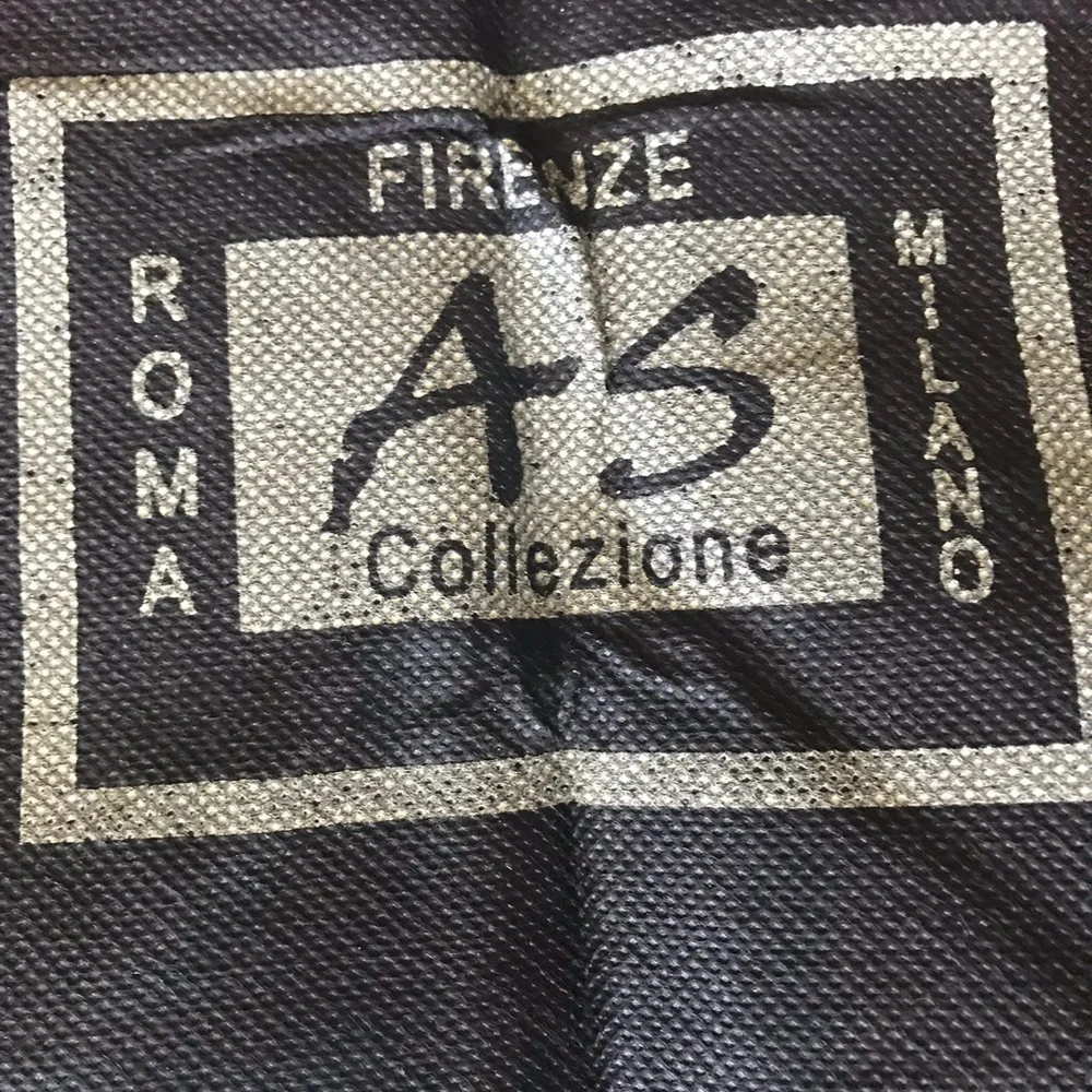 Authentic AS collezione Roma Milano dark blue canvas Garment Bag 40”